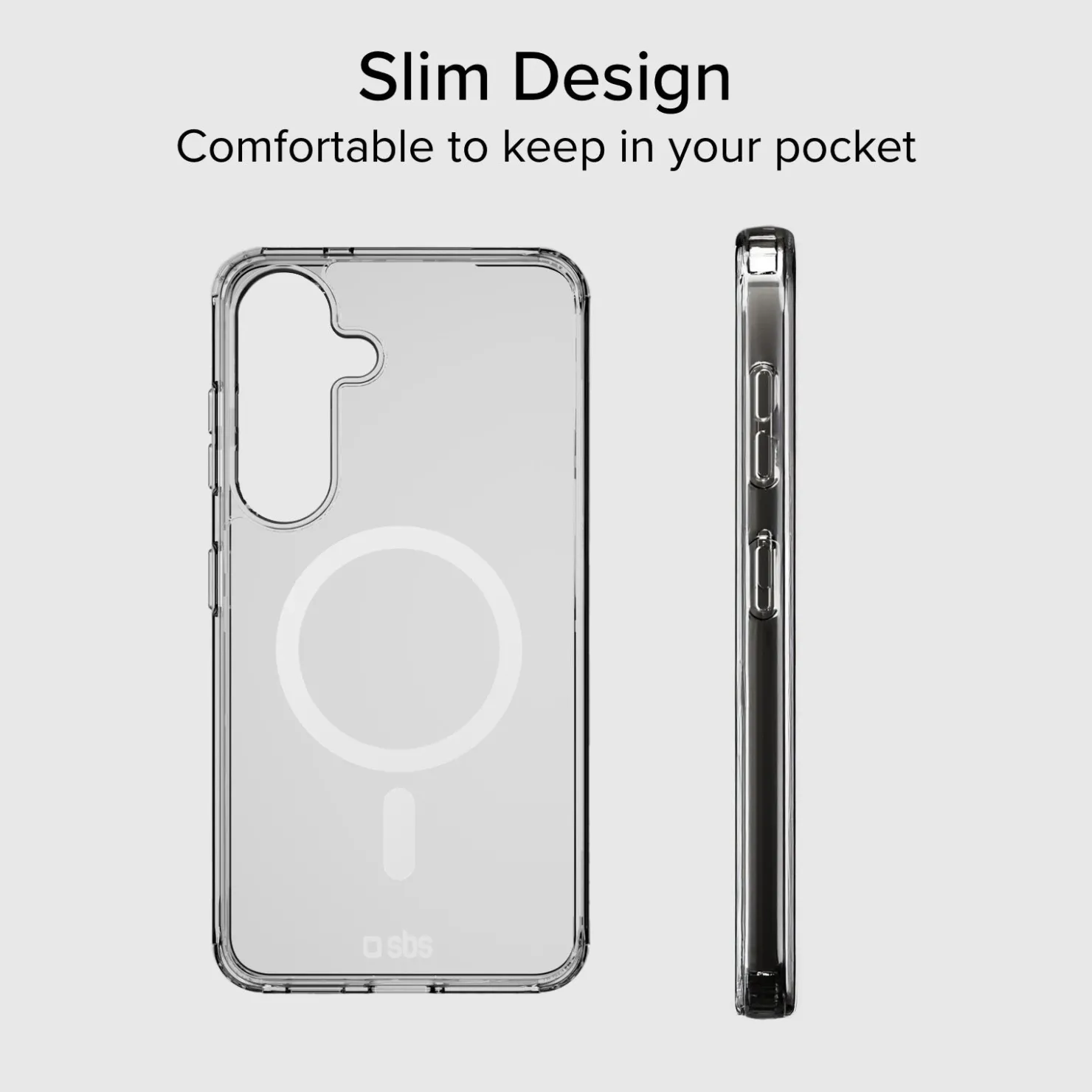 e, feste Hülle, kompatibel mit magnetischer, kabelloser Aufladung für Samsung Galaxy S25 Ultra|SBS Clearance