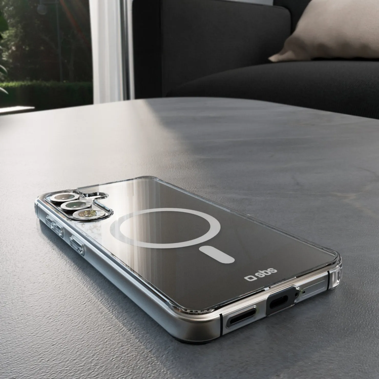 e, feste Hülle, kompatibel mit magnetischer, kabelloser Aufladung für Samsung Galaxy S25 Ultra|SBS Clearance