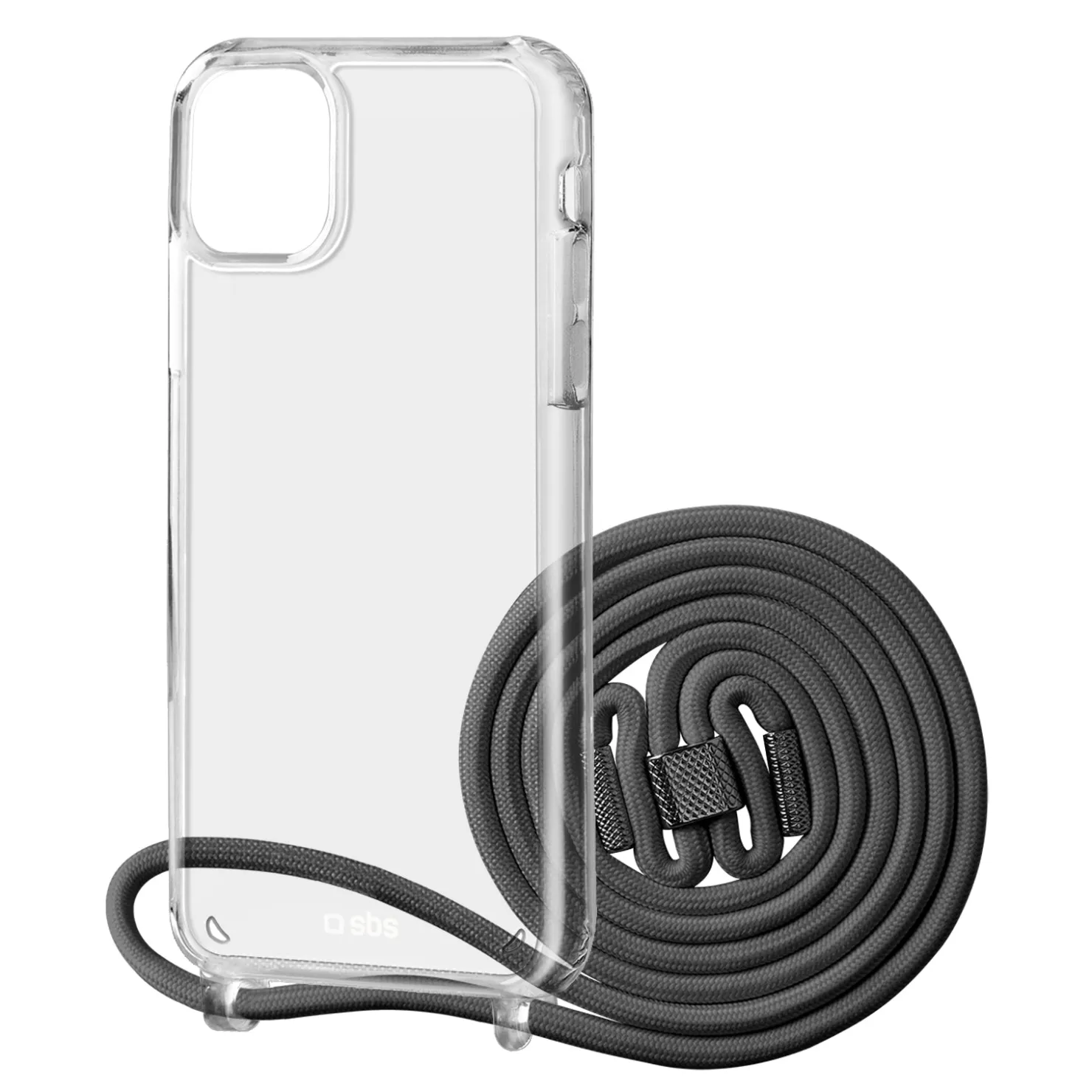 Transparente Hülle mit farbigem Umhängeband für das iPhone 11 Pro|SBS Clearance