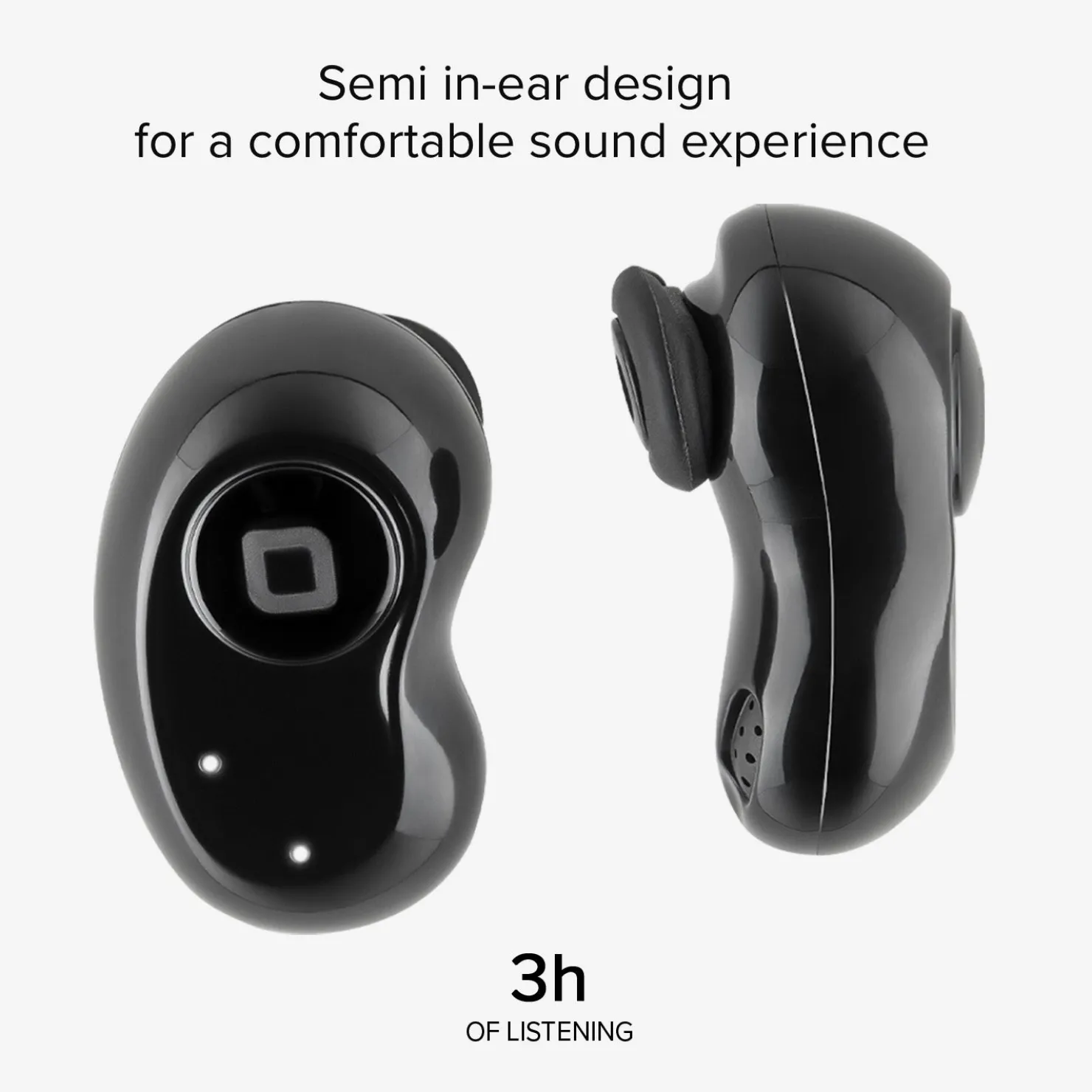 Twin Black Gem – TWS Halb-Ohr-In-Ear-Ohrhörer|SBS Online