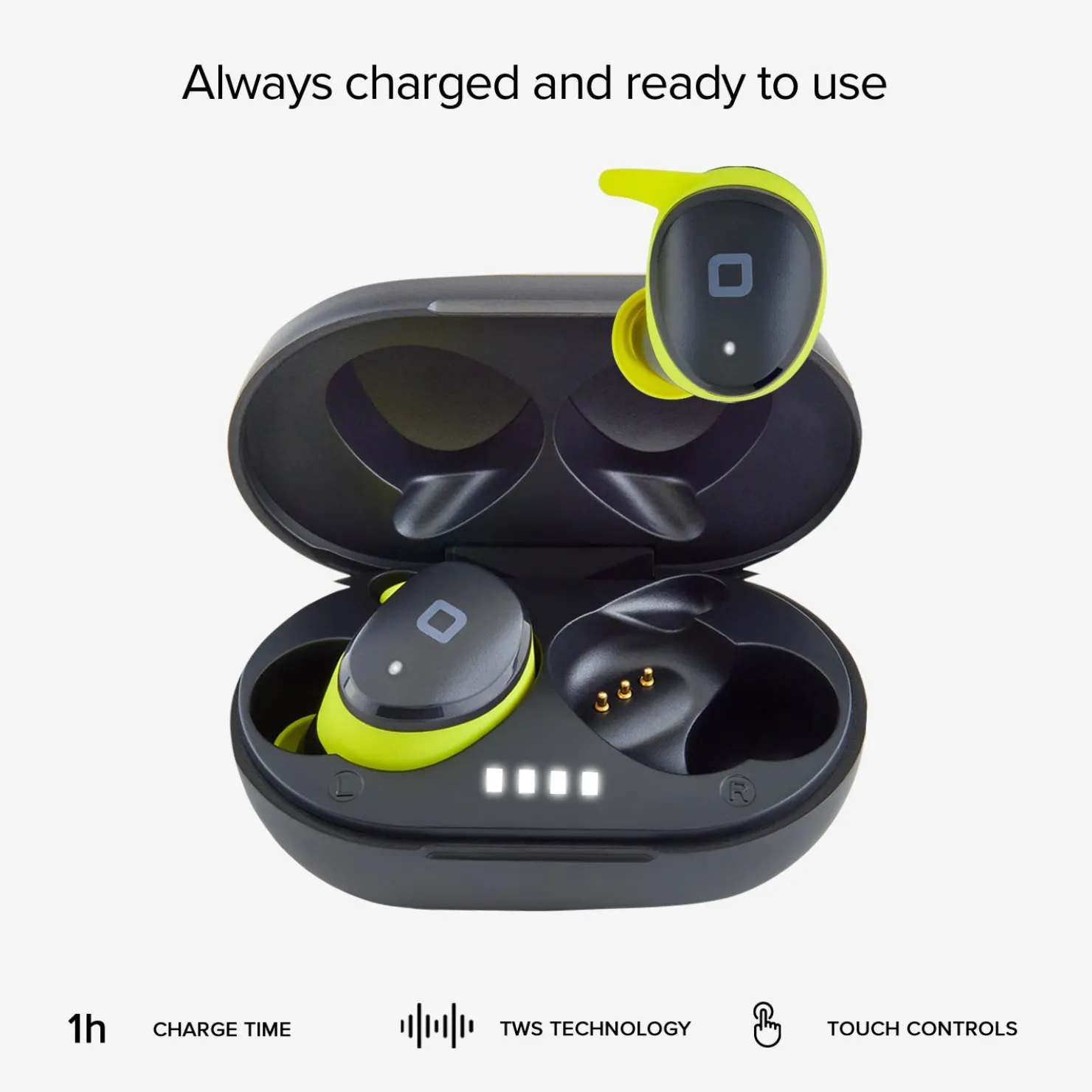 Twin Bugs Pro – True Wireless Stereo-Ohrhörer mit Kopfbügeln|SBS Best