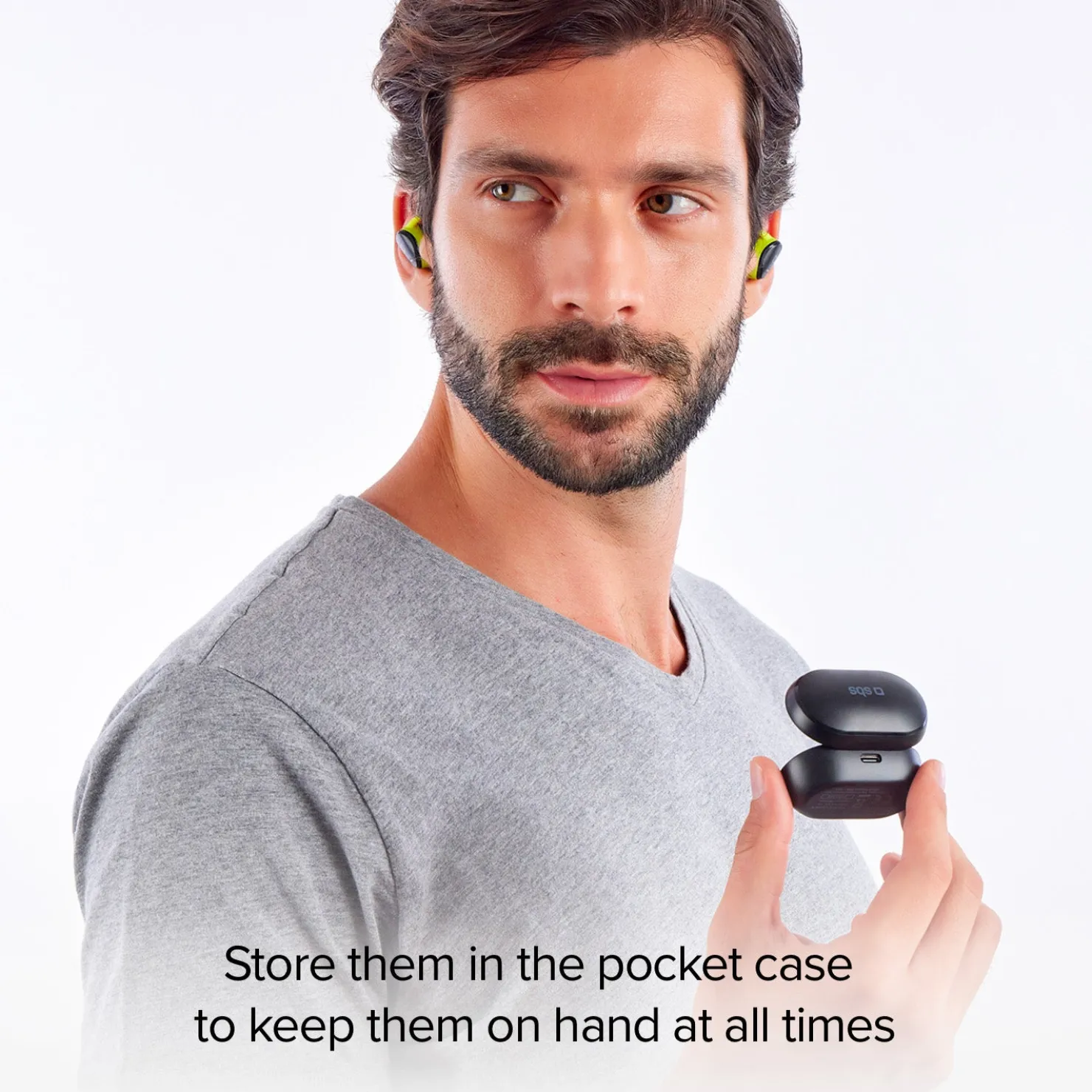 Twin Bugs Pro – True Wireless Stereo-Ohrhörer mit Kopfbügeln|SBS Best