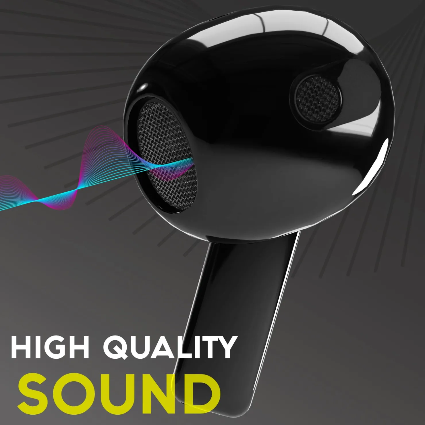 TWS Icy – Ohrhörer mit True-Wireless-Stereo-Technologie und transparentem Design|MH Clearance