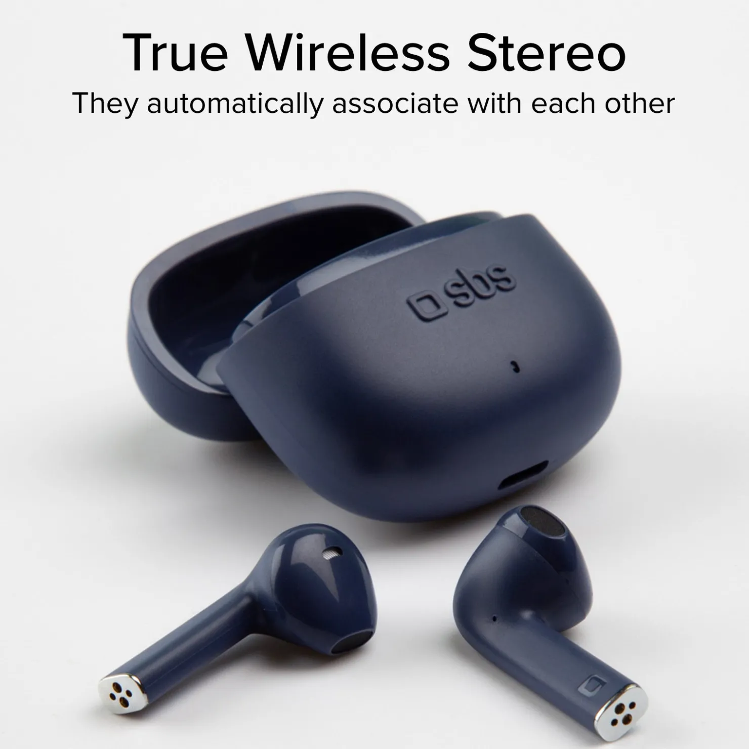 TWS One Color – kabellose Ohrhörer mit True-Wireless-Stereo-Technologie|SBS Fashion