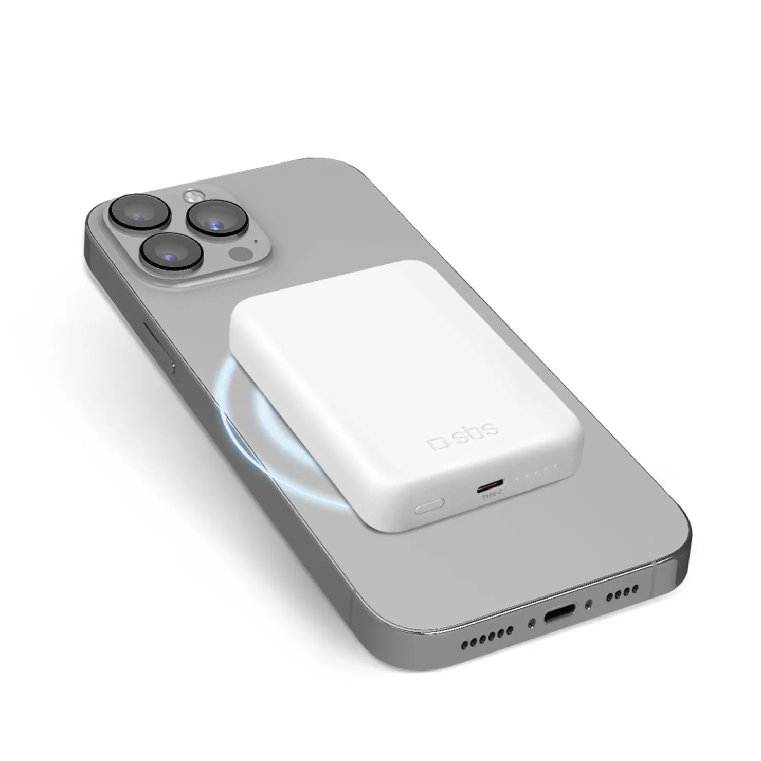 Ultrakompakte kabellose Powerbank mit 5000 mAh|SBS Discount