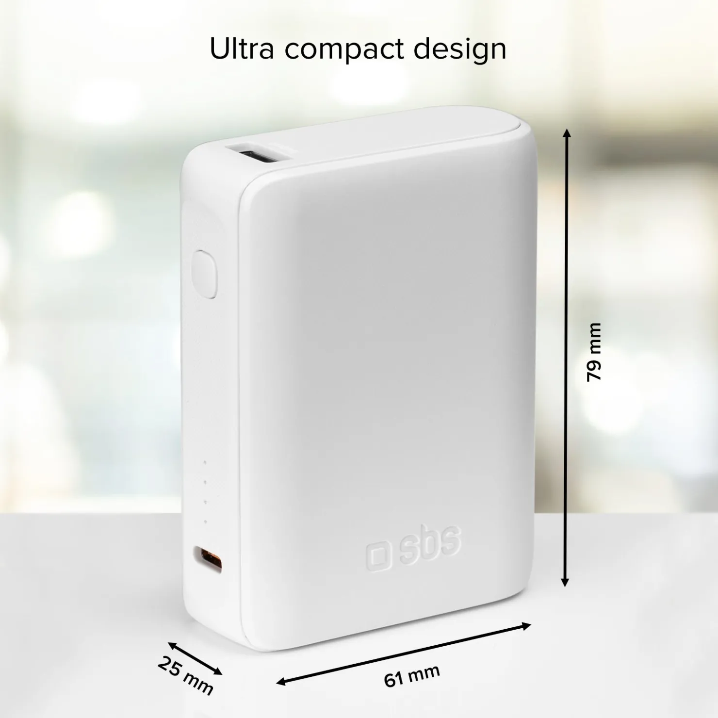 Ultra-kompakte Powerbank mit 10000 mAh|SBS Clearance