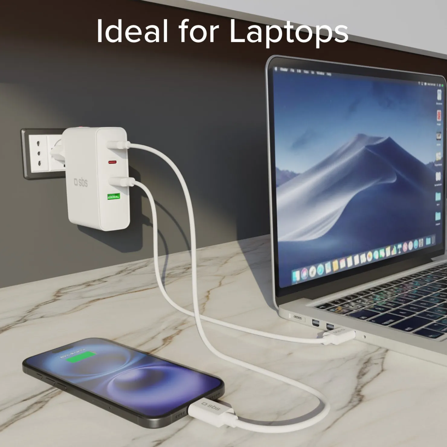 Universal-Reise-Ladegerät-Adapter 100W|SBS Online