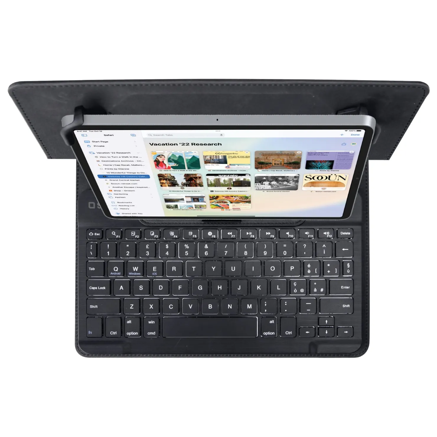 Universelle kabellose Tastatur mit integrierter Buchhülle|SBS Fashion