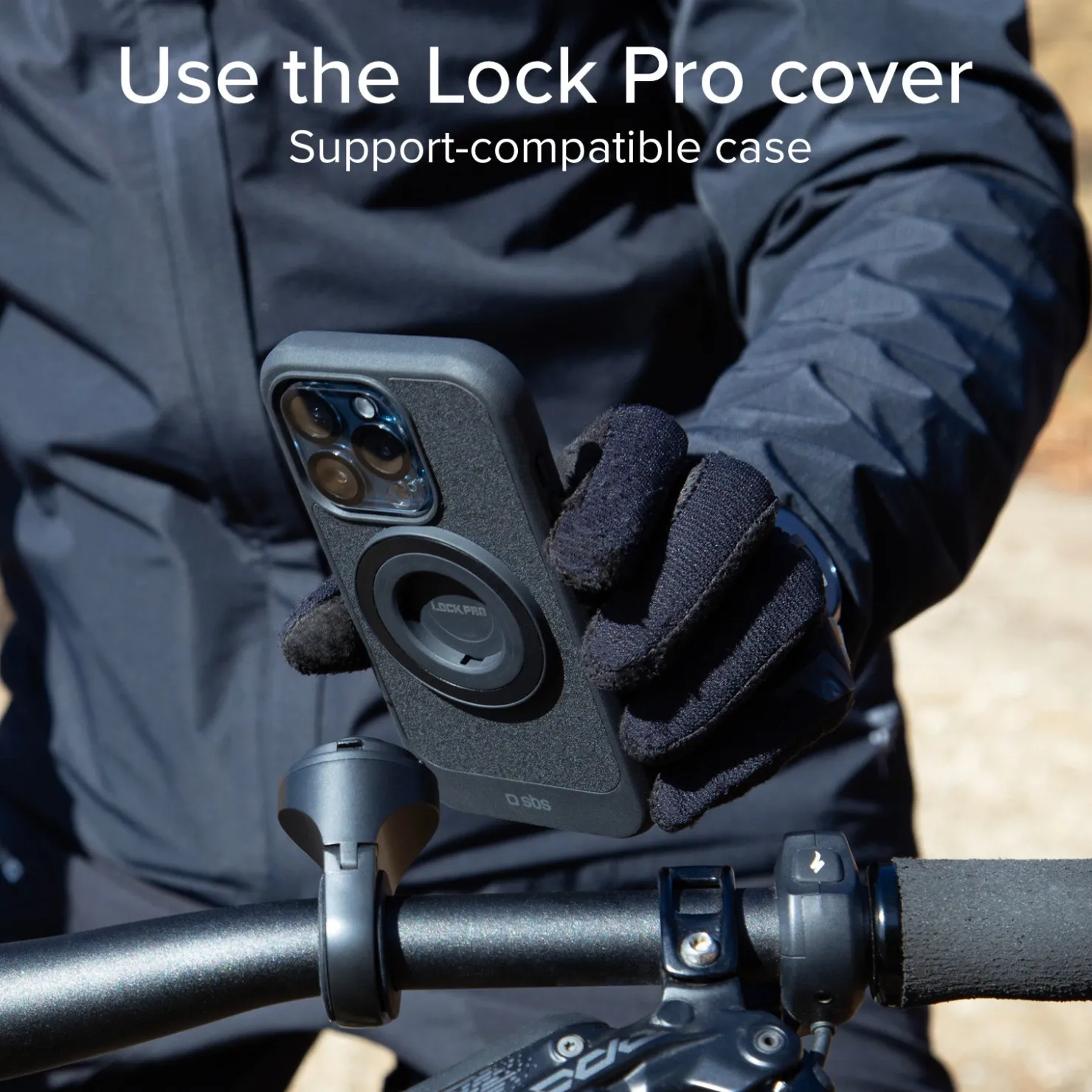 Universelle Lock-Pro-Handyhalterung für Fahrräder und Roller|SBS Online