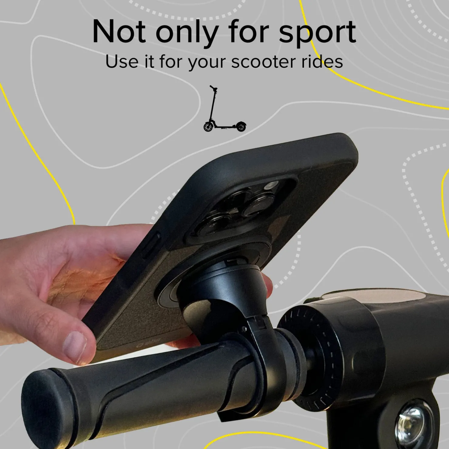 Universelle Lock-Pro-Handyhalterung für Fahrräder und Roller|SBS Online