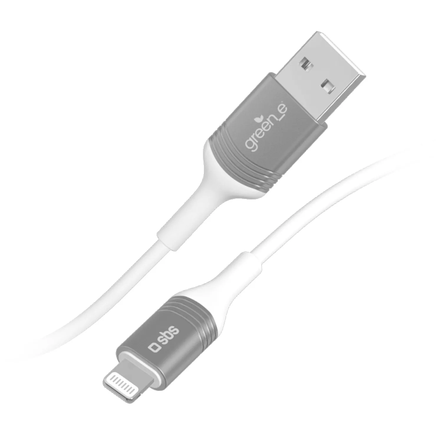 USB-A Daten- und Ladekabel – Lightning mit Recycling-Kit|SBS Clearance