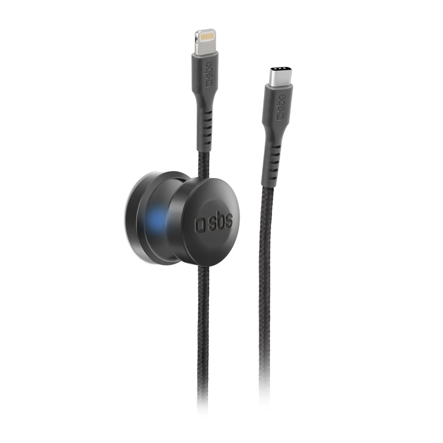 USB-C auf Lightning Kabel mit Magnethalterung|SBS New