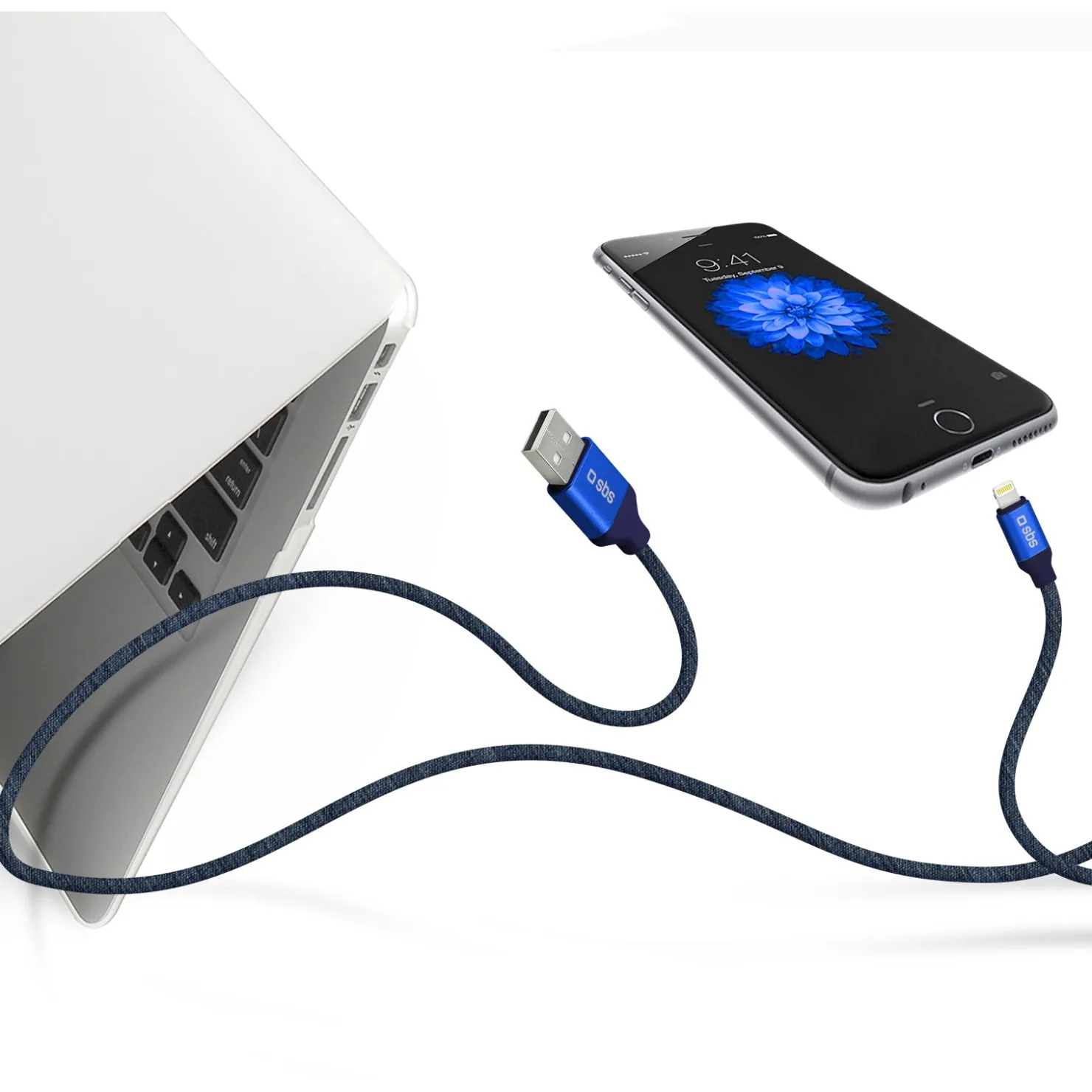 USB-Ladekabel 2.0 - Lightning, Finish: Jeans|SBS Sale