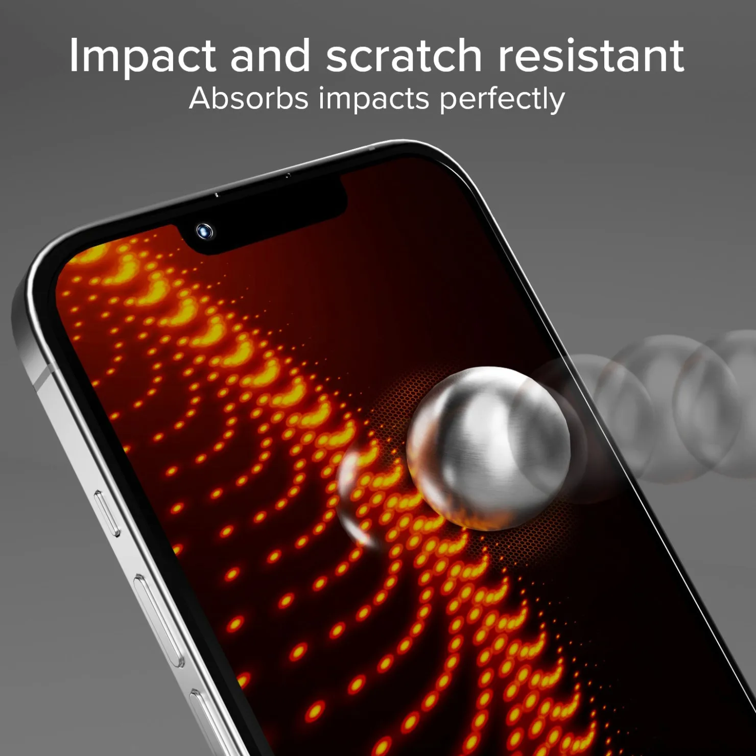 Vetrino ultraresistente per iPhone 16e/14/13/13 Pro con tecnologia D3O|SBS Clearance