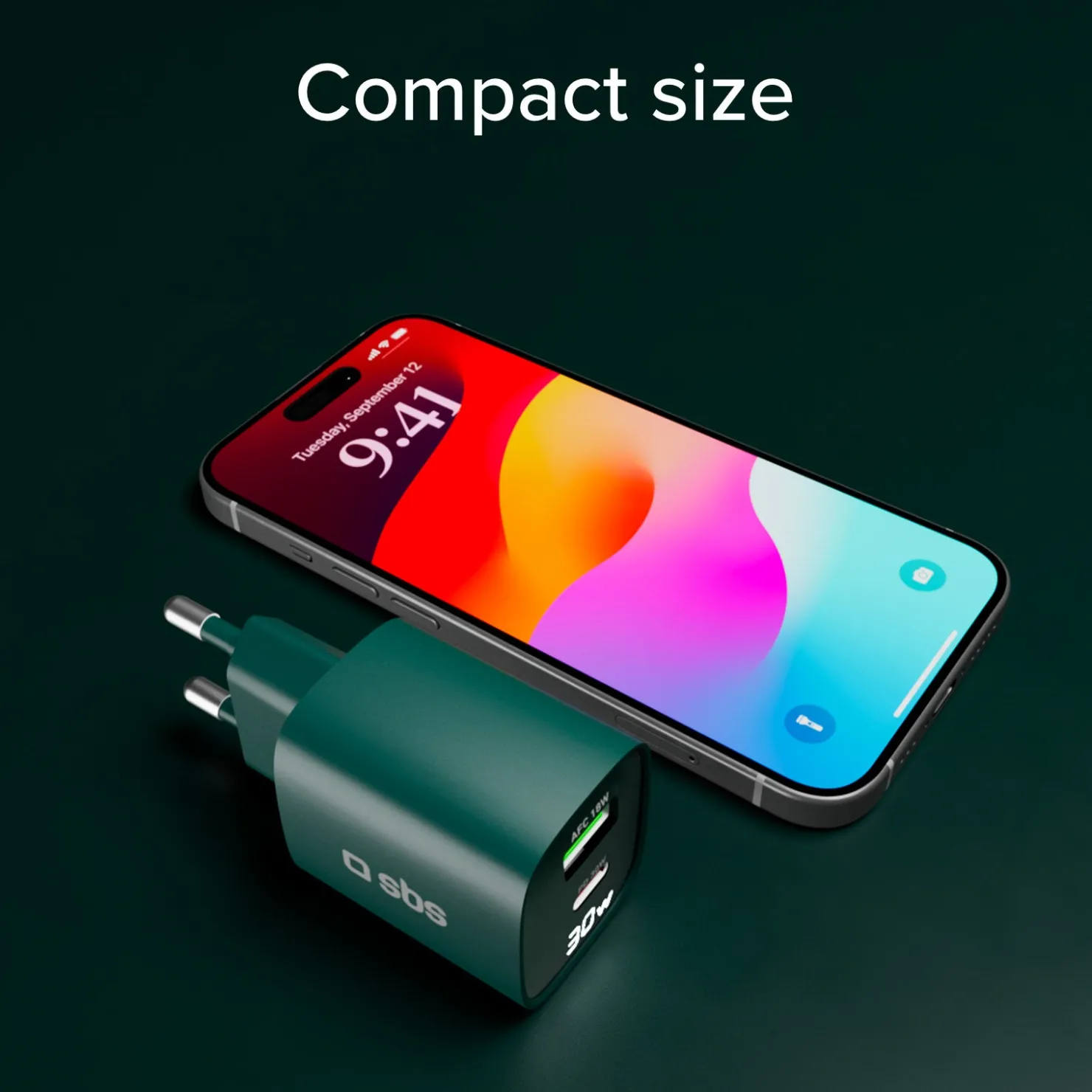 Wandladegerät mit LCD-Bildschirm, 1 USB-C-PD-30W-Ausgang, 1 USB-A-18W-Ausgang|SBS Fashion