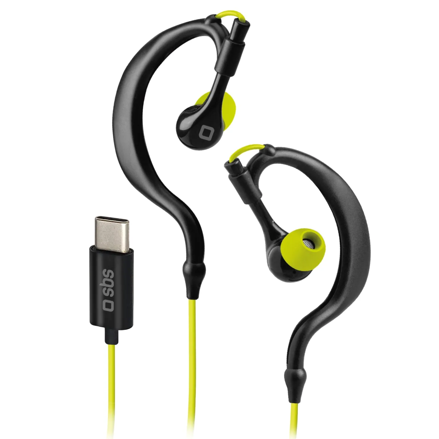 Wasserfeste IPX5-Sport-Ohrhörer mit Kopfbügel und USB-C-Anschluss|SBS Hot