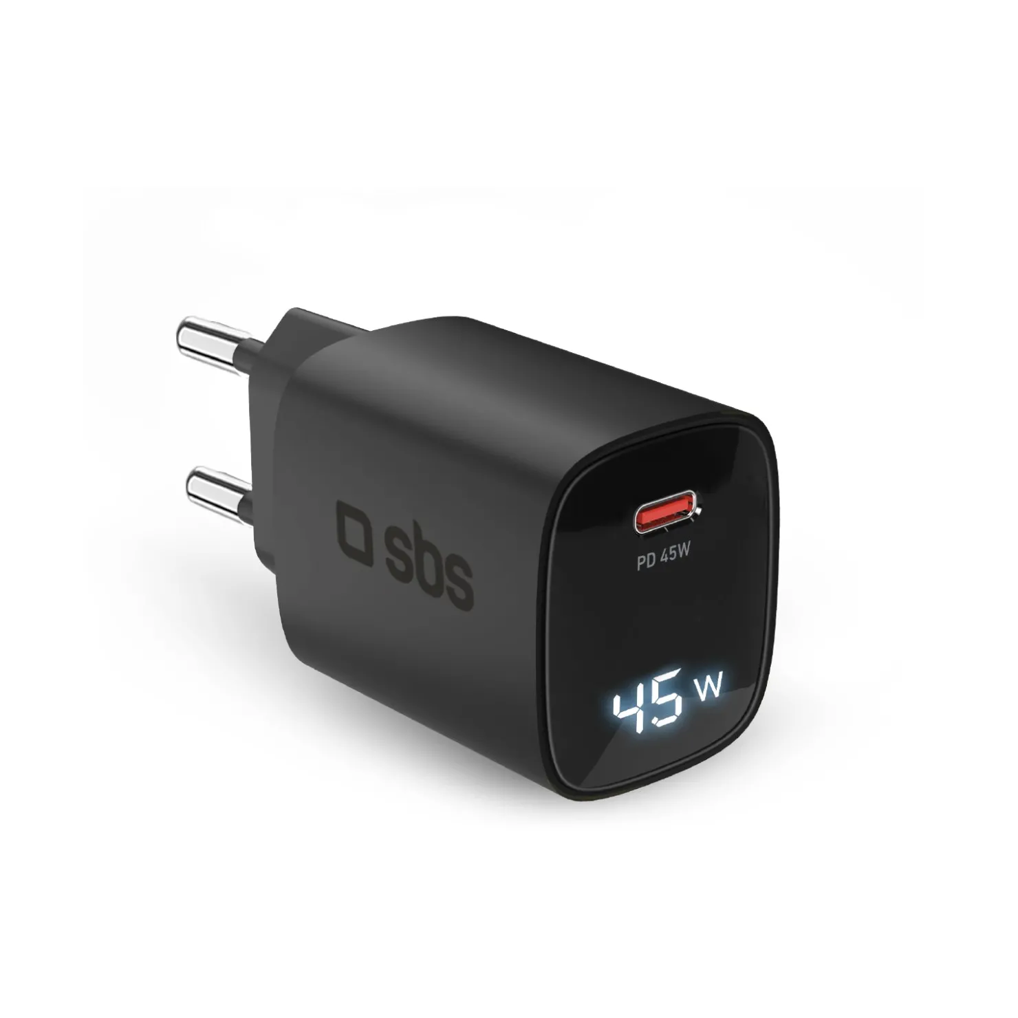 45-Watt-Ladegerät mit integriertem Display|SBS Outlet