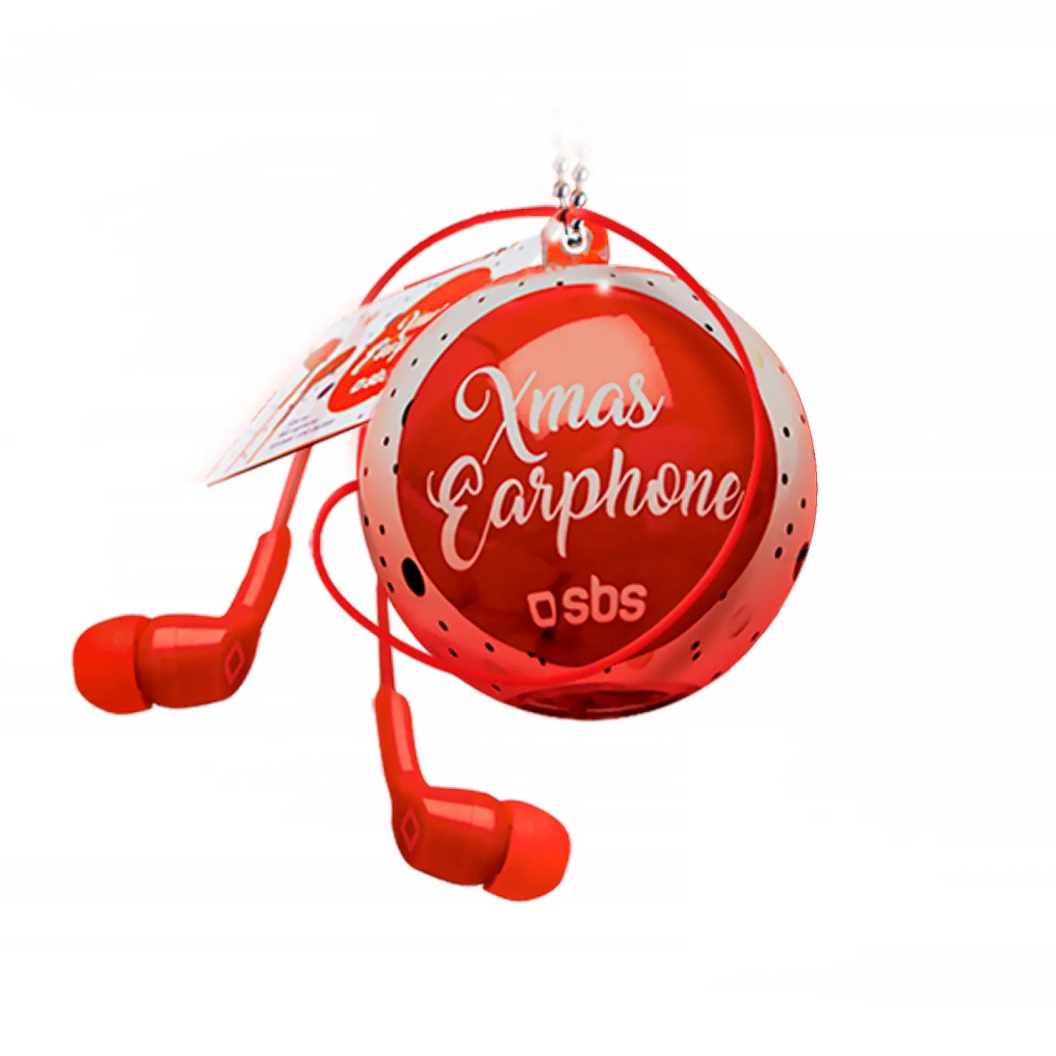 Weihnachtskugel mit Headset|SBS Discount