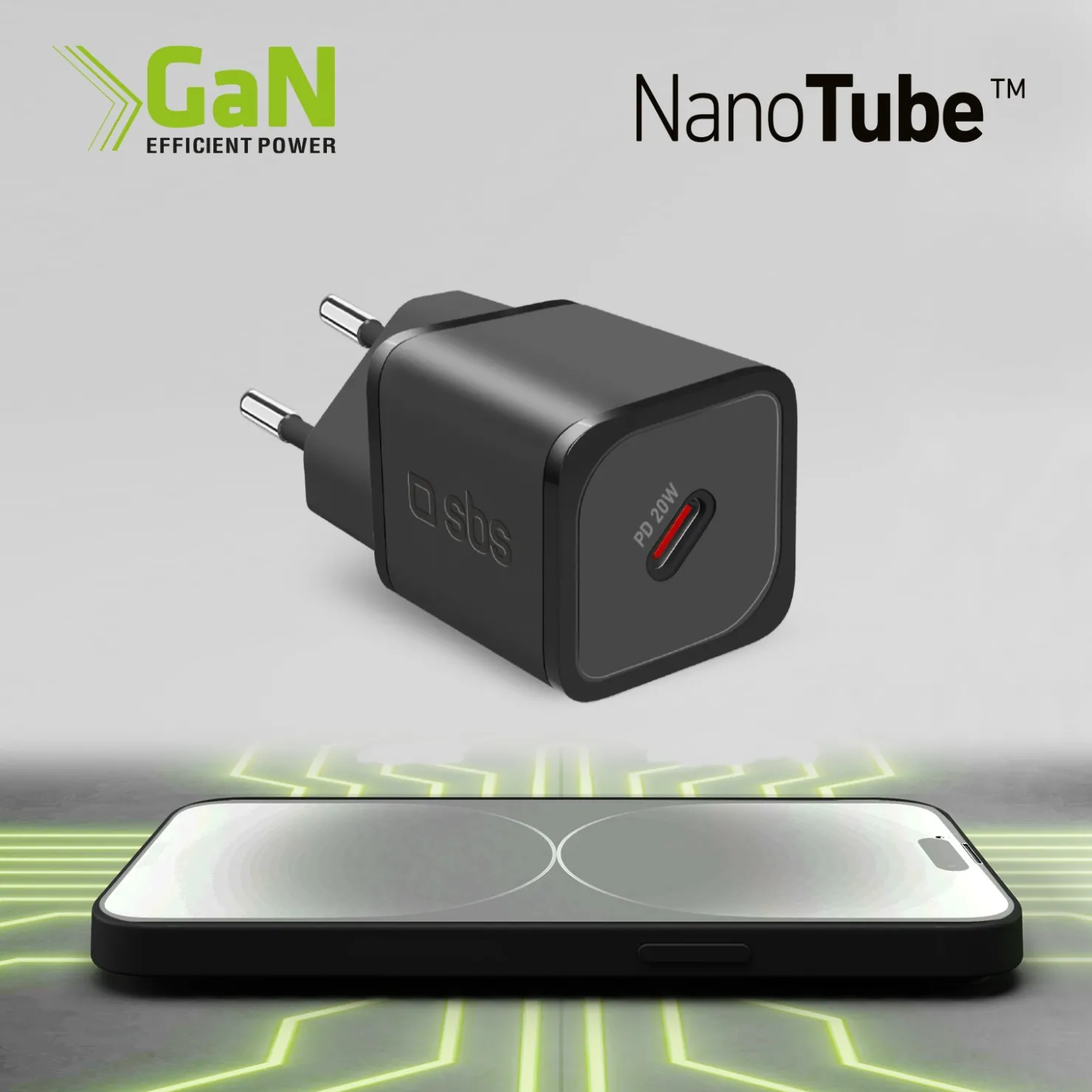 20-W-GaN-Power Delivery-Ultra-Schnellladegerät|SBS Online
